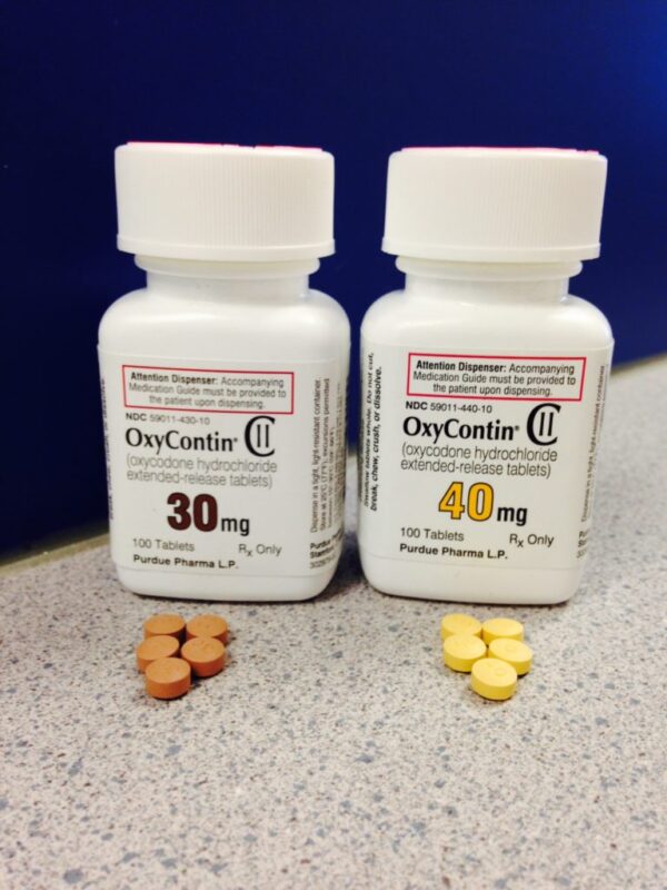 Oxycontin tablets